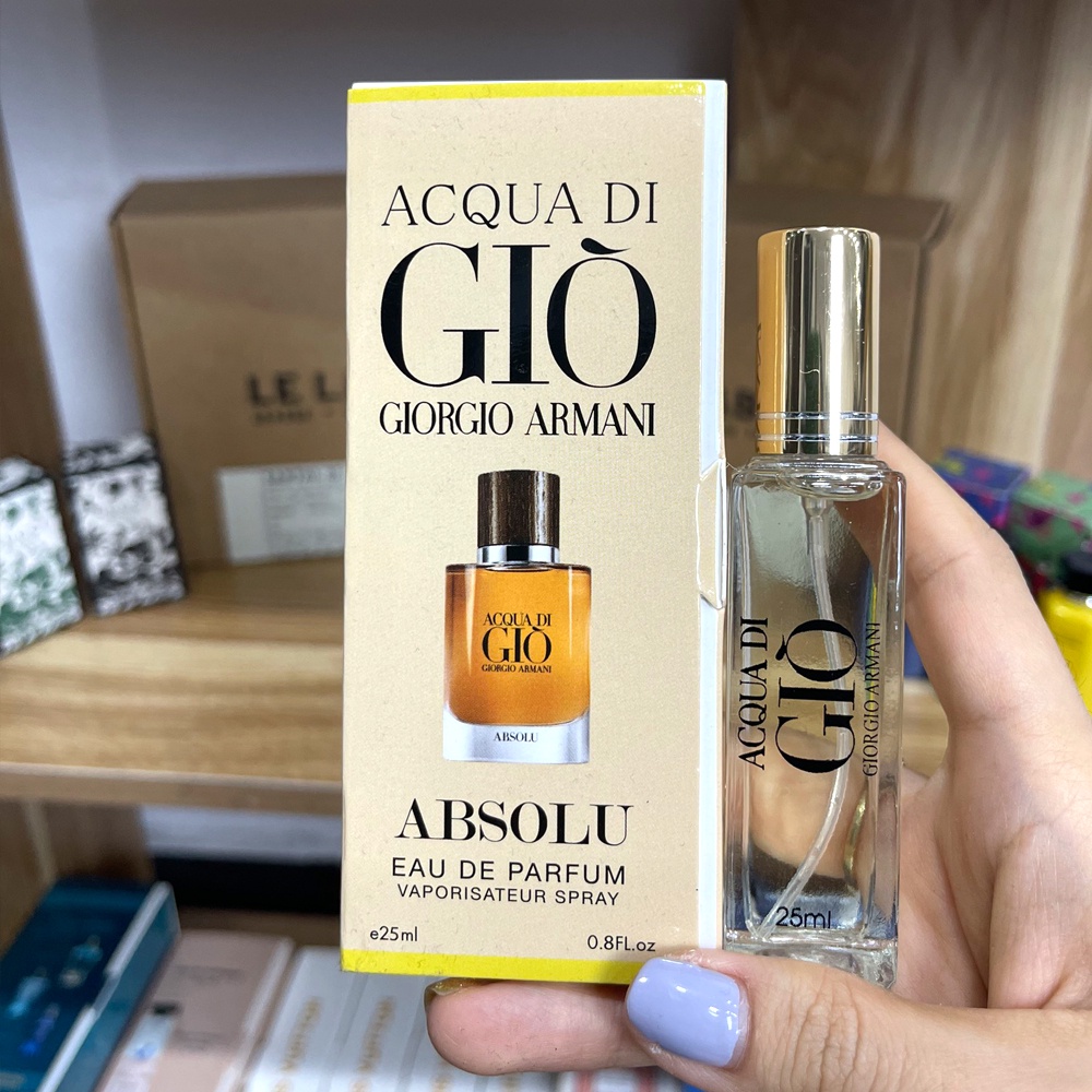 Nước hoa nội địa trung Acqua Di Gio Absolu 25ml thơm lâu hương tươi mát pha chút gỗ