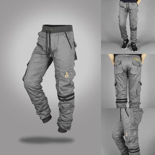 Quần Jogger Phối Dây Rút Chất Liệu Denim Cao Cấp
