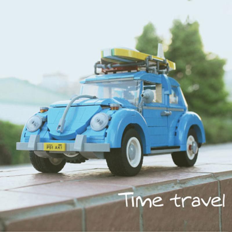 (có sẵn) bộ đồ chơi Lắp ghép Mô hình 21003 Lắp Ráp Mẫu Xe Volkswagen Beetle