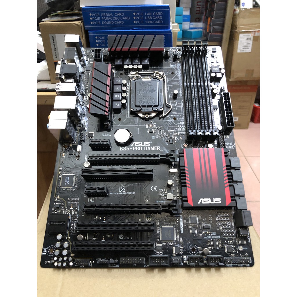 Mainboard Asus B85 Pro Gamer - Hàng FullBox - Bảo hành 36 tháng