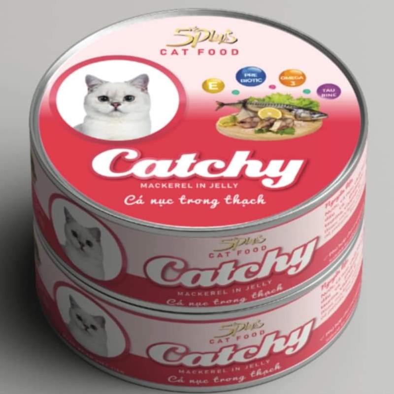 Pate lon dạng thạch 170gr Catchy 100% Thịt Thật Nhiều Vị