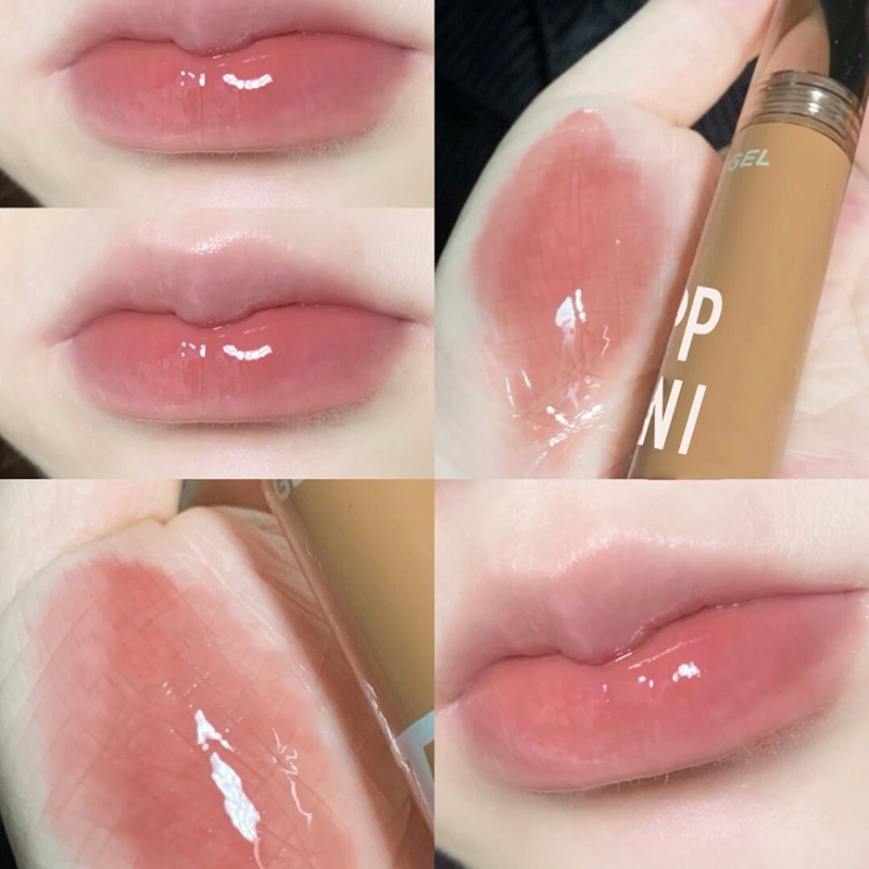 Son Kem Hiệu Ứng Gương Dưỡng Ẩm Môi Lâu Trôi Không Thấm Nước Chống Dính Cốc