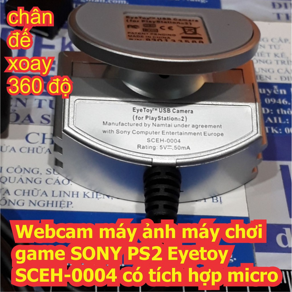 Webcam máy ảnh máy chơi game SONY PS2 Eyetoy SCEH-0004 có tích hợp micro kde6732 | BigBuy360 - bigbuy360.vn