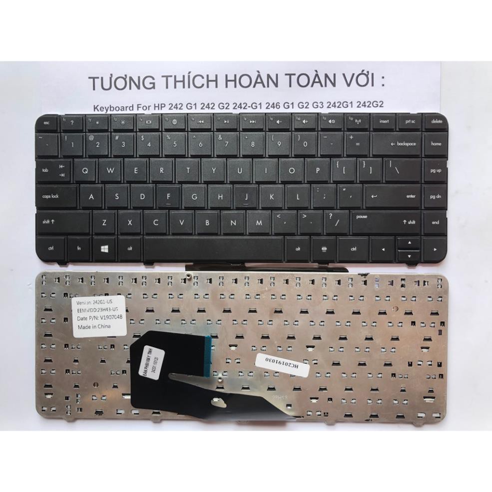 💖 Bàn Phím Laptop HP 242 G1242 G2 242-G1 246 G1 G2 G3 242G1 242G2 Hàng Mới 100% Bảo Hành 6 Tháng Toàn Quốc