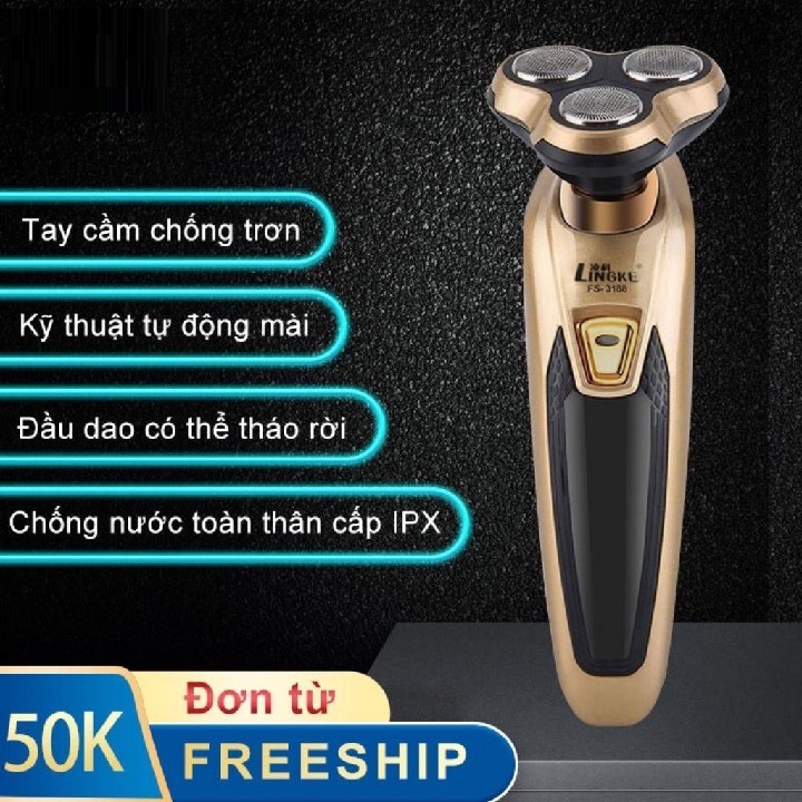 Máy cạo râu dao cao râu điện đa năng tốt nhất cho nam hàng chính hãng LINGKE bảo hành 6 tháng tại Itechcare shop