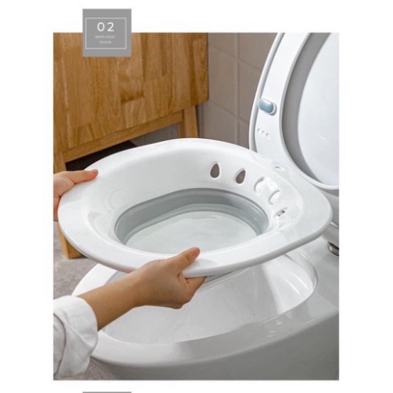 (Bán Buôn Sỉ) Chậu xông hơi vùng kín sản phẩm tiện dụng cho mẹ sau sinh - SÔNG TRĨ gấp gọn