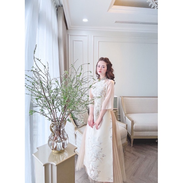 Chân váy Áo dài cách tân Giai Tuệ LINN design