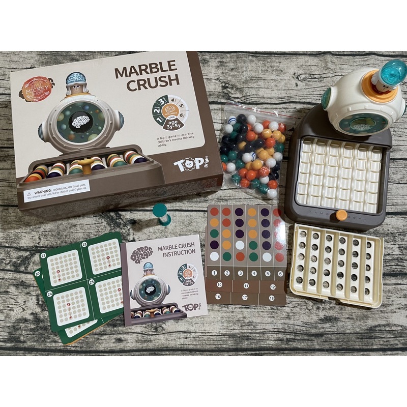 Đồ chơi logic toán học thông minh  ghép bóng Cuộc Đua viên bi - Candy crush cho bé từ 3 tuổi chính hãng Top Bright