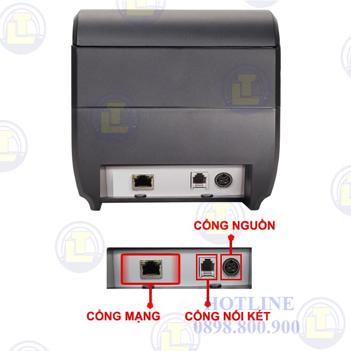 Máy in Xprinter Xp Q200ii cổng lan