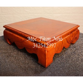 Nhất sơn vuông-Đôn chân quỳ-Đôn thờ gỗ hương