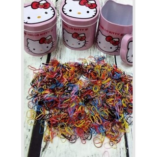 Hộp chun buộc tóc 2000 cái Hello Kitty