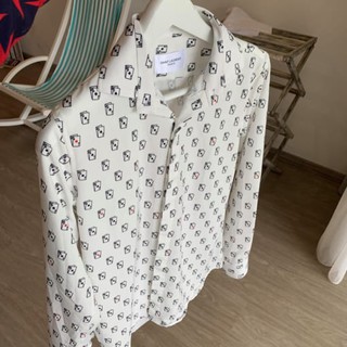 Sơ mi Saint Laurent Paris Lá Bài