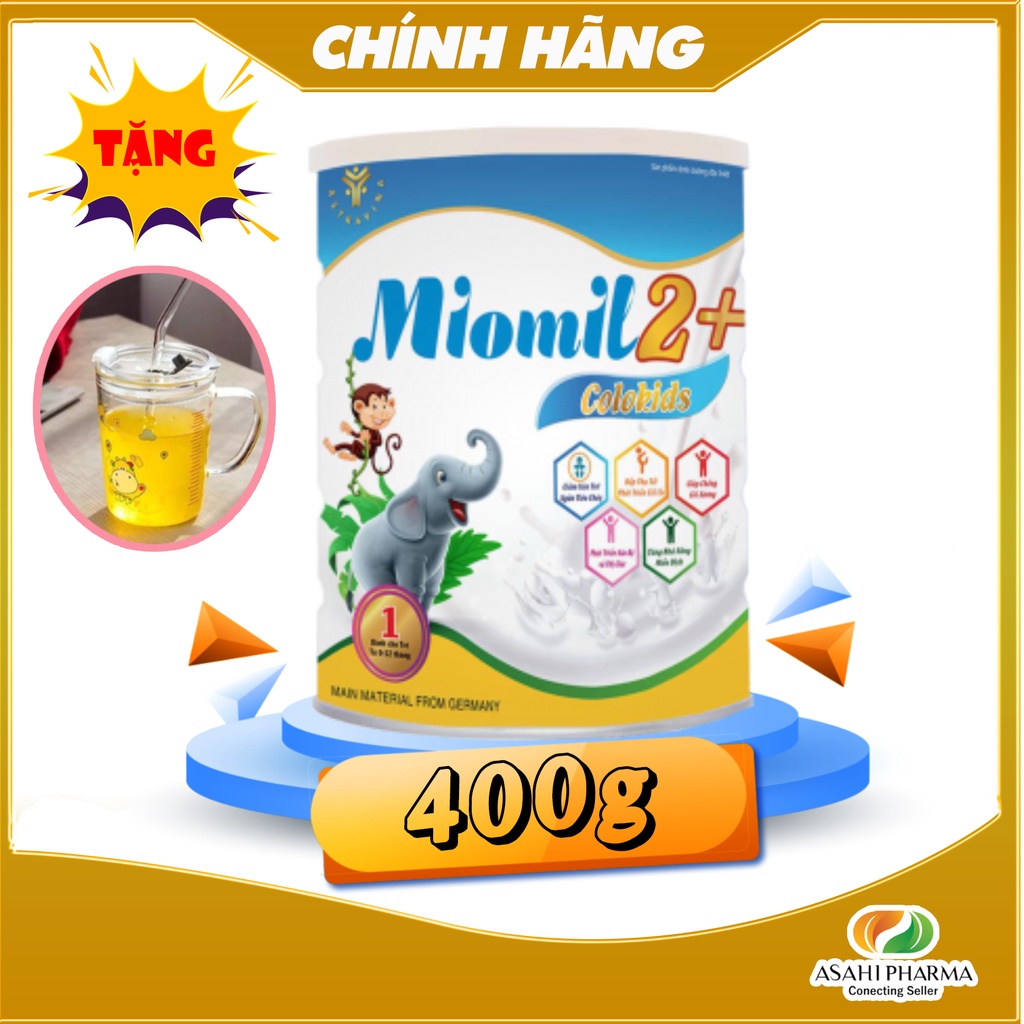 Sữa bột dinh dưỡng cho trẻ sơ sinh, trẻ sinh non, trẻ thiếu sữa mẹ MIOMIL Colokids 400g