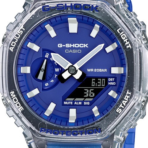 Đồng Hồ Casio Nam Dây Nhựa GSHOCK GA-2100HC-2ADR Chính Hãng