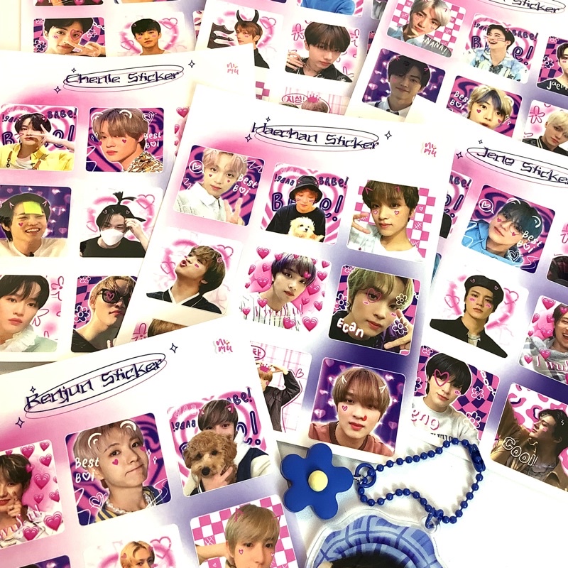 Miếng Dán Trang Trí Hình Nhóm Nhạc nct Độc Đáo | Hình Dán nct dream nct 127 wayv nct