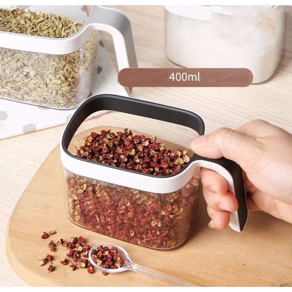 Kệ đựng gia vị kèm thìa Ecoco 2 ngăn và 3 ngăn cao cấp không khoan tường mẫu mới 2022 | BigBuy360 - bigbuy360.vn