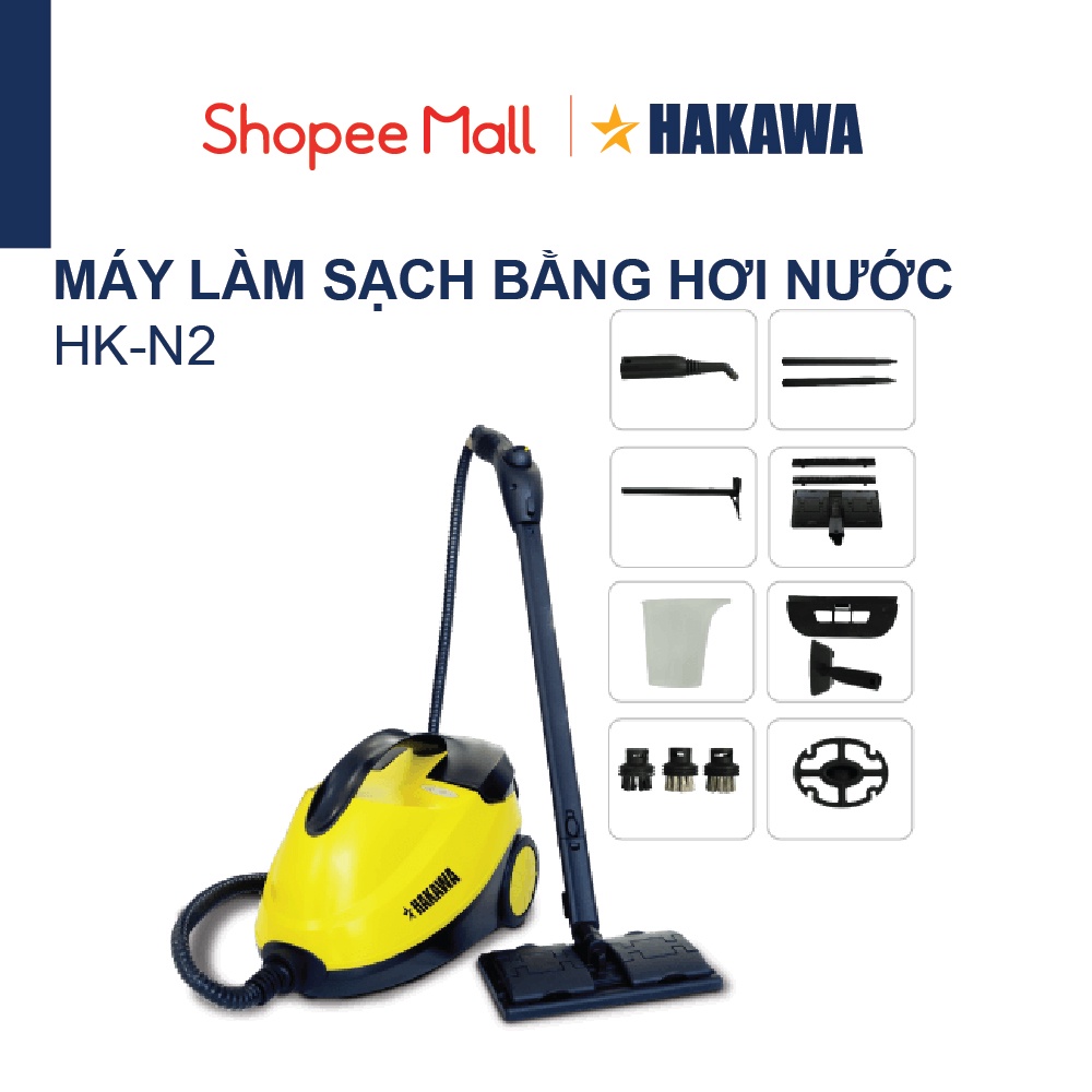 Máy vệ sinh bằng hơi nước nóng HAKAWA - HK-N2 - bảo hành chính hãng 2 năm