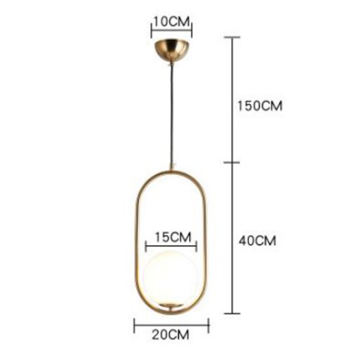 Bộ đèn thả MONSKY JAVAN trang trí nội thất cao cấp kèm thanh ngang bắt trần và bóng LED chuyên dụng