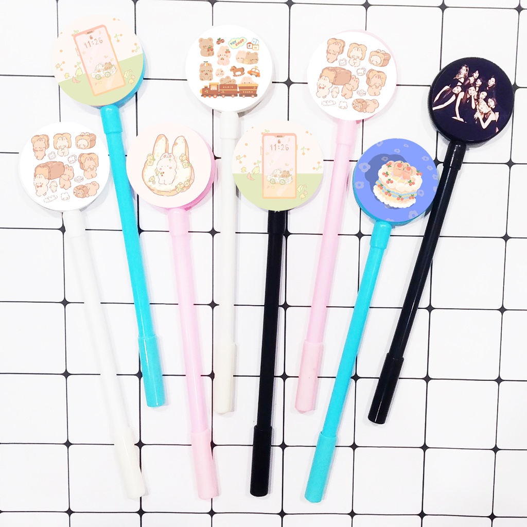 bút tròn gấu thỏ cherie berie BTI47 viết lúc lắc cute dễ thương hoạt hình