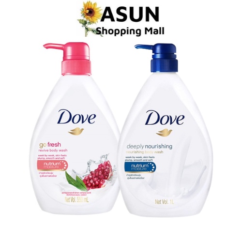 Sữa Tắm Dưỡng Thể Dove Dưỡng Ẩm Sáng Mịn Phục Hồi Da Body Wash Thái Lan