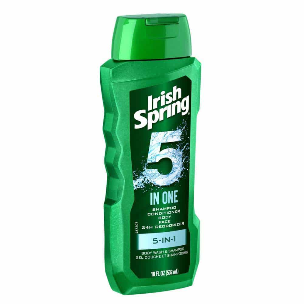 Sữa tắm cho nam Irish Spring 5 in 1 532ml - Hàng Mỹ