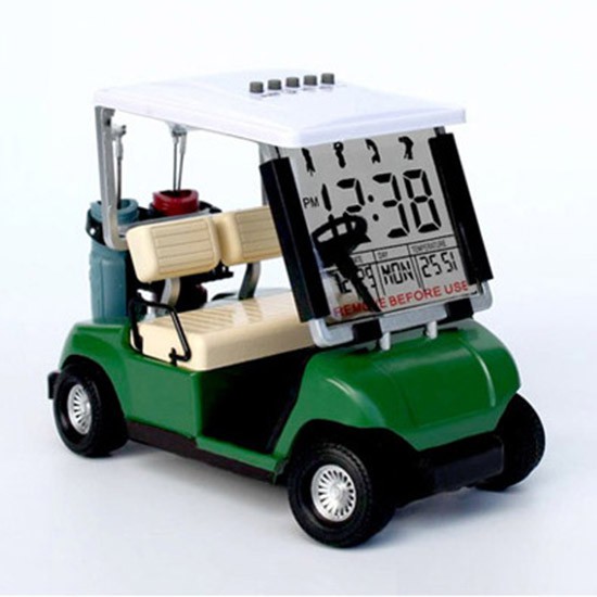 Quà tặng cho người chơi Golf, xe điện mặt đồng hồ để bàn làm việc sang trọng cho Golfer