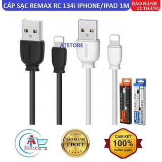 Cáp Sạc Lighning Remax Rc 134i 1m Chính Hãng - BH 12 Tháng