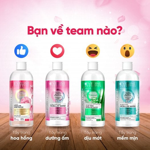 Nước Tẩy Trang Eveline Hyaluron Clinic B5 Và Tinh Chất Rau Má Làm Dịu, Dưỡng Ẩm Và Phục Hồi Da 500ML