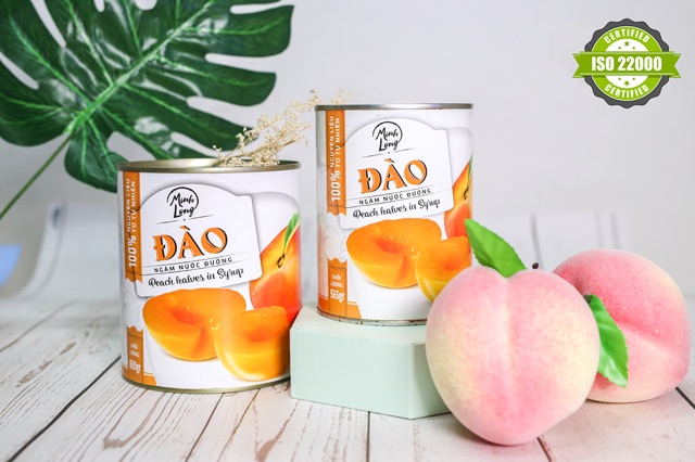 Đào ngâm nước đường Cát Long 425gr | BigBuy360 - bigbuy360.vn