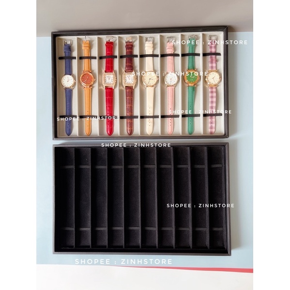 Khay đựng đồng hồ , dây đồng hồ siu rẻ
