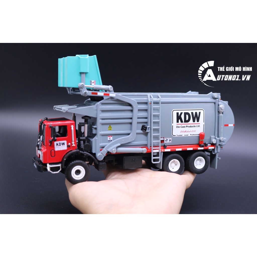 MÔ HÌNH XE TẢI HỐT CHỞ RÁC 1:24 KAIDIWEI 1477