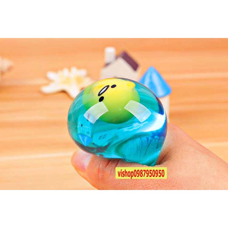 Gudetama Squishy Trứng Bóp Trút Màu Mè Gudetama Giận Xả Stress Giảm Căng Thẳng Cực đáng yêu mochi