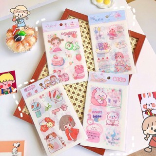 Bộ 6 tấm sticker