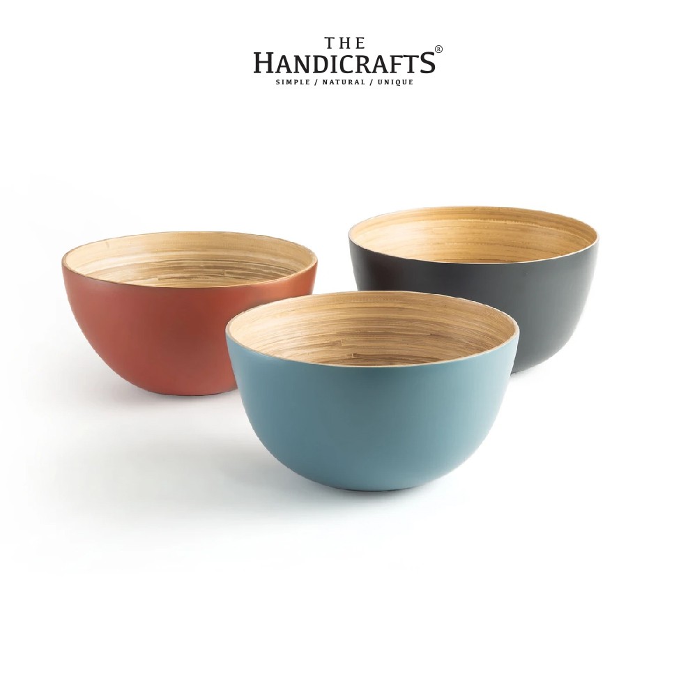 Bát tre cuốn (Bamboo Salad Bowl) | The handicrafts