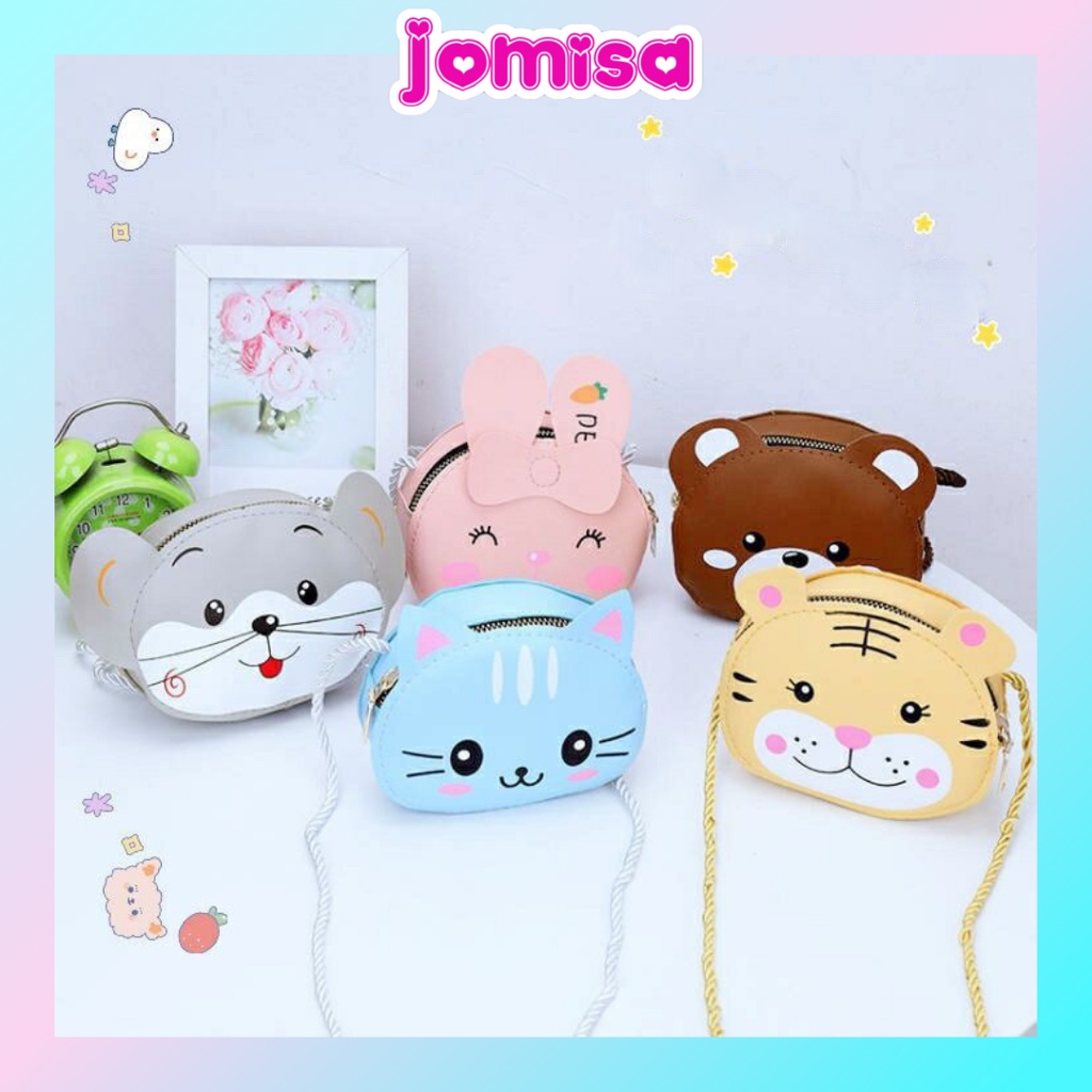 Túi đeo chéo mini cho bé đi chơi hình thú xinh xắn đáng yêu JOMISA TX02