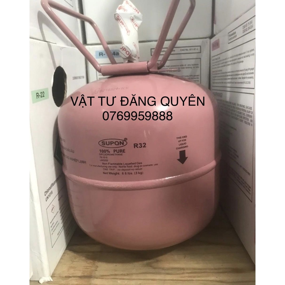 Môi Chất Lạnh Gas Lạnh R22 R32 R134 R410 R600 - Ga 22 32 134 410 600 Loại 3kg