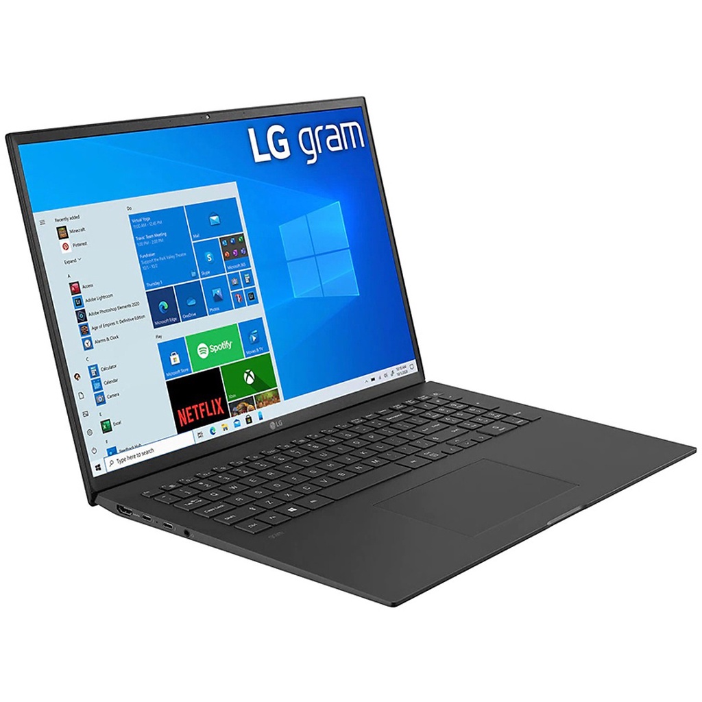 Laptop LG Gram 2021 17Z90P-G.AH78A5 (Core i7-1165G7/ 16GB LPDDR4X/ 1TB SSD NVMe/ 17&quot; WQXGA IPS/ Win10)-Hàng chính hãng