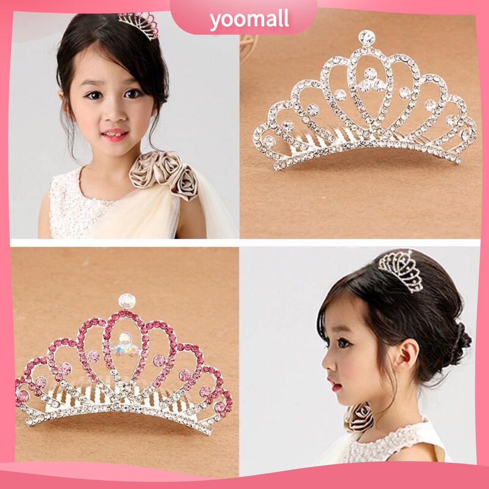 Vương miện đính đá xinh xắn dành cho bé gái