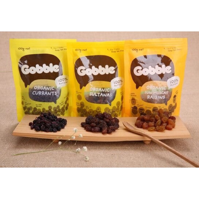Nho khô Gobble Organic 375gr