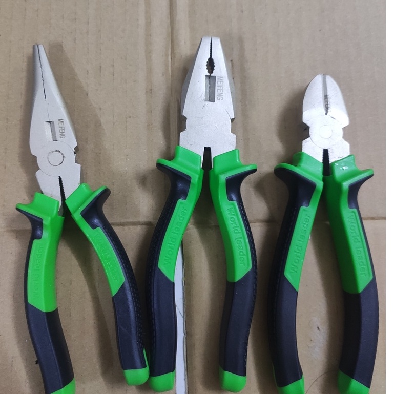 Kìm cắt , kìm điện mỏ bằng mỏ nhọn mỏ cong 8 inch thép cao cấp
