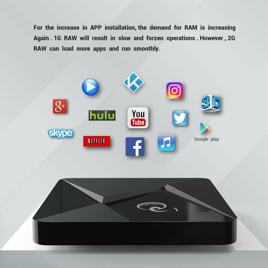 [CAO CẤP] Android tivi box MINI Q1 4/64GB android 10.1 Smart tv box