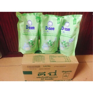 Combo 6 túi Nước rửa bình sữa D-nee Thái Lan 600ml