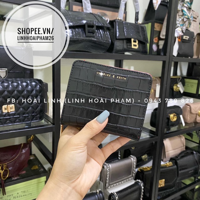 - Ví mini chất da rắn nhiều ngăn có khoá kéo loại đẹp fullbox