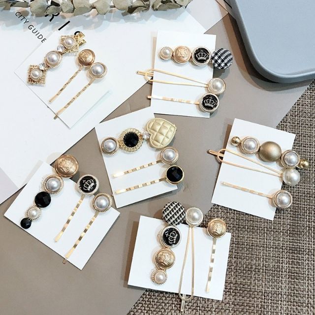 Set 3 kẹp tóc Trendy Hàn Quốc