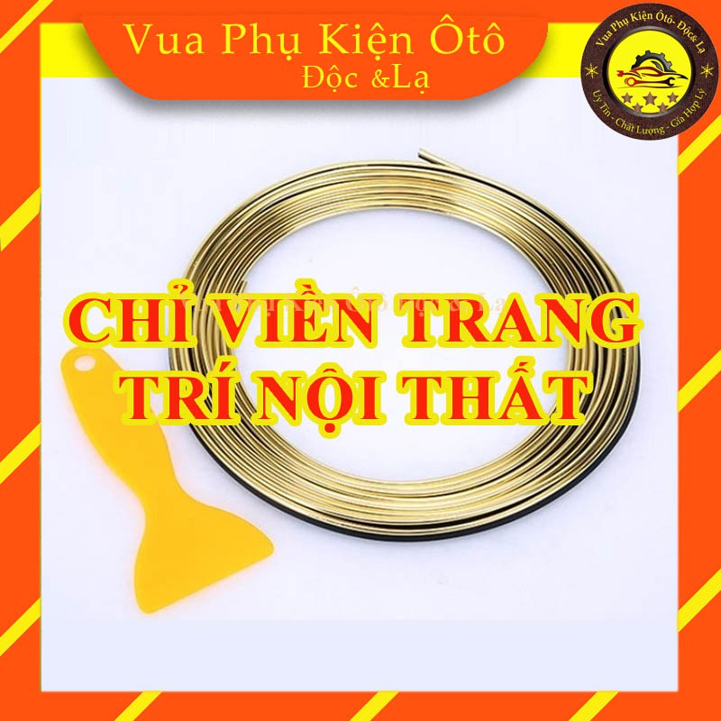 Chỉ viền trang trí nội thất xe ô tô