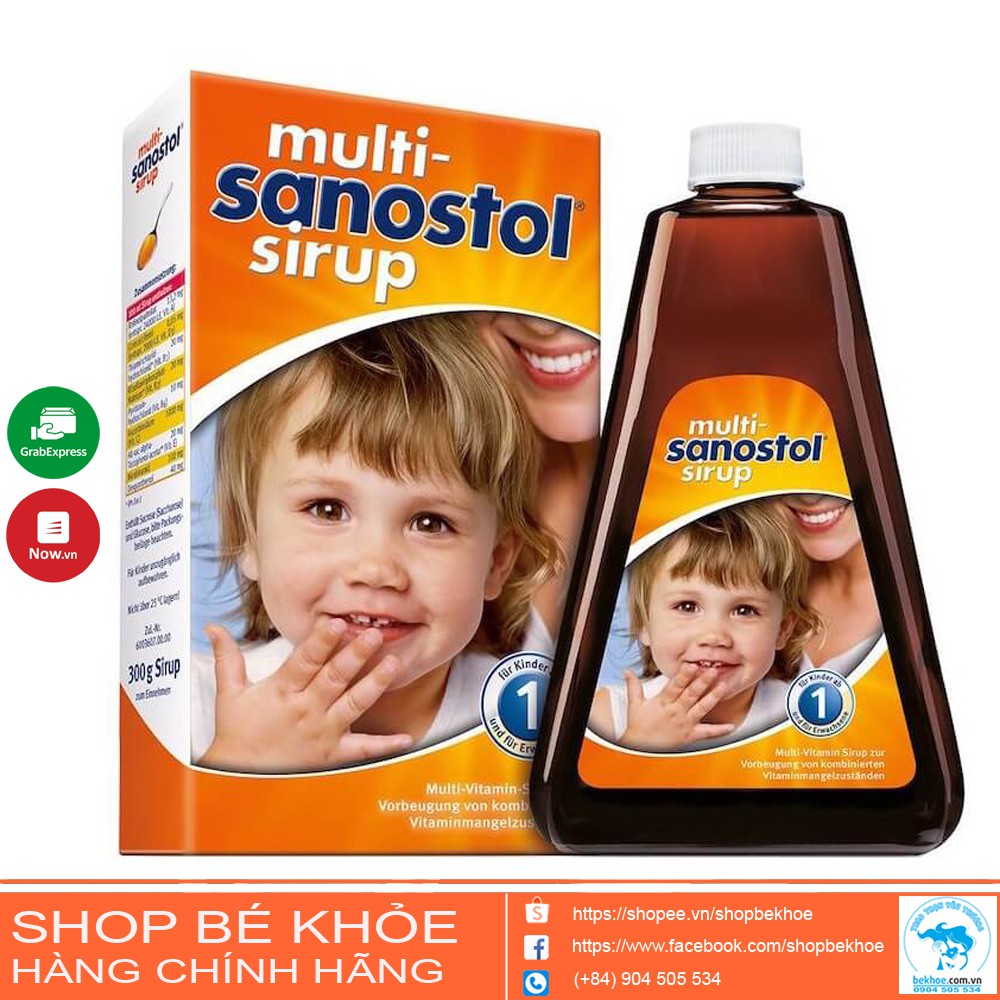 [Mã FMCG8 giảm 8% đơn 500K] Sanostol số 1, 3, 6 cho các bé