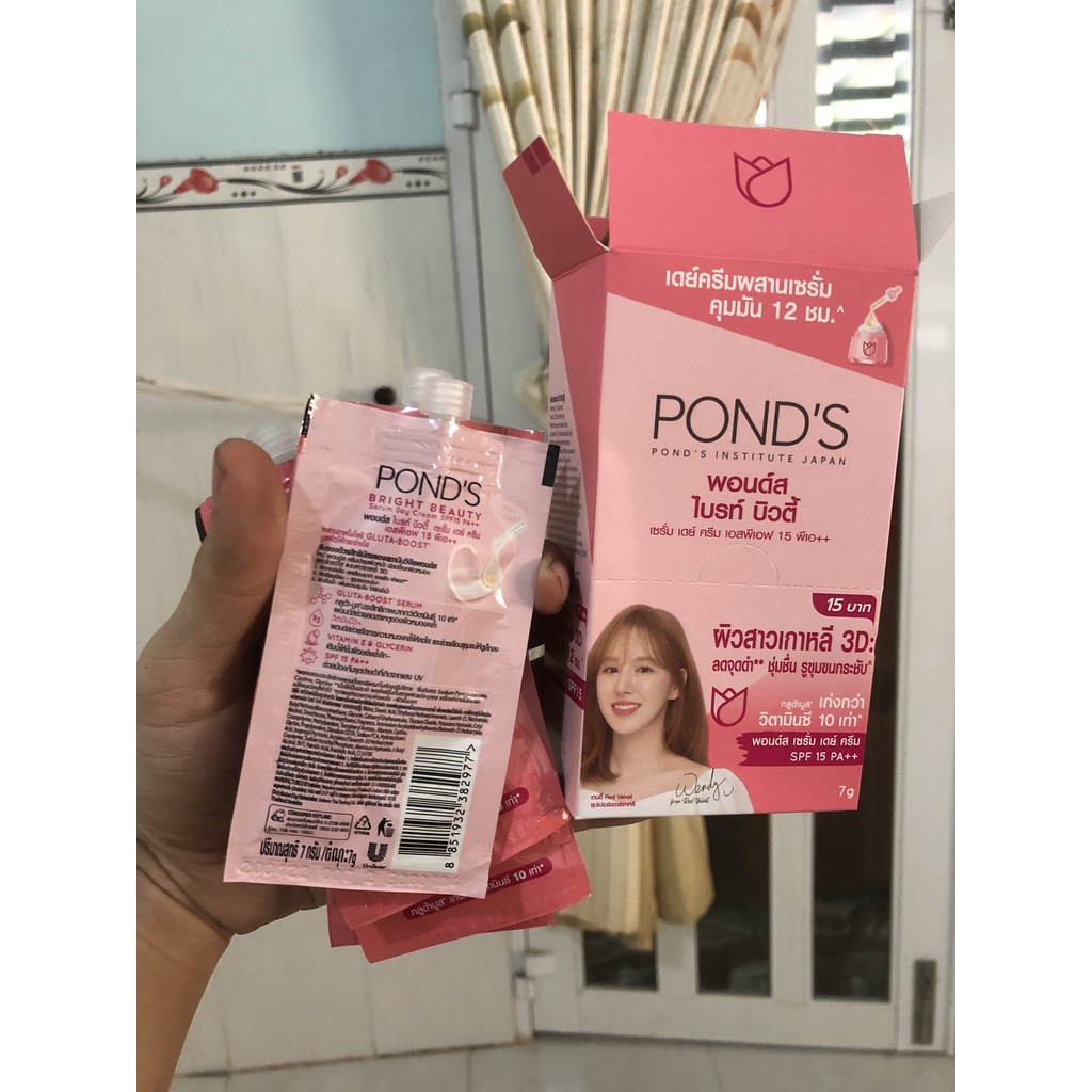 Hộp 6 gói Kem dưỡng da Pond dạng gói Thái Lan