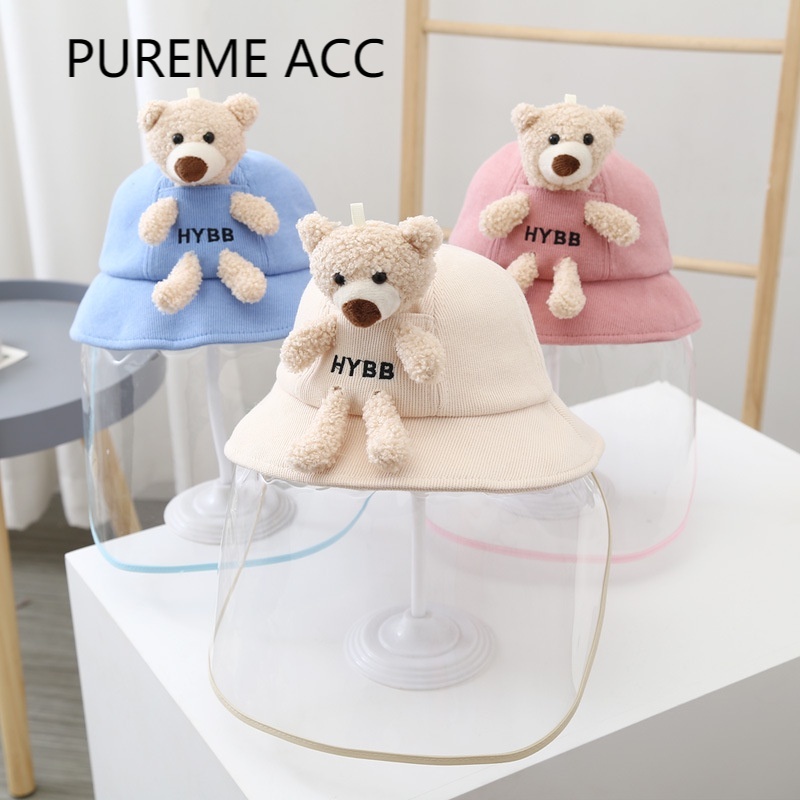 Bán Mùa Hè♥ Mũ Thu Đông Bảo Vệ Chống Nhỏ Giọt Họa Tiết Hoạt Hình Khóa Dán Cho Bé