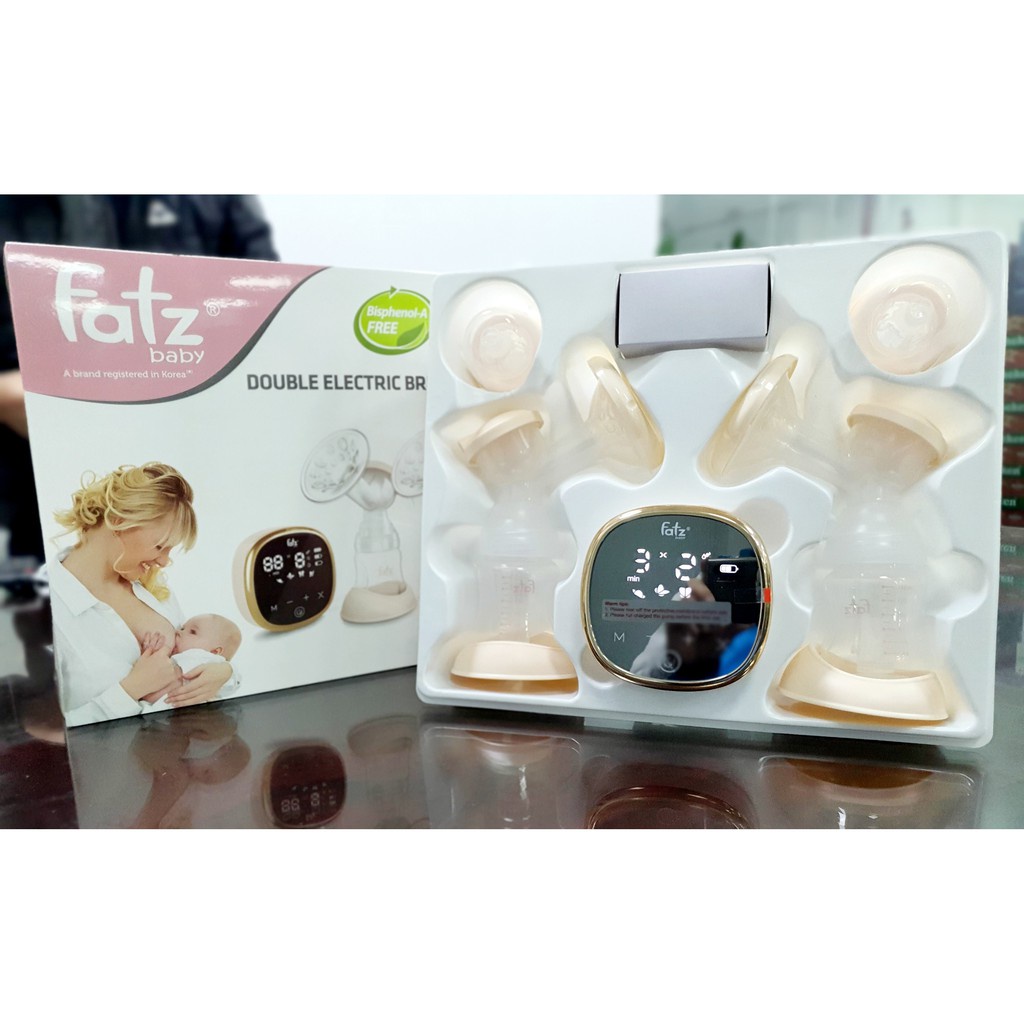 Máy Hút Sữa Điện Đôi Resonance 4 Fatzbaby Tiện Lợi Bản Nâng Cấp 👨‍👩‍👧 FREE SHIP 👨‍👩‍👧 - BẢO HÀNH 12 THÁNG