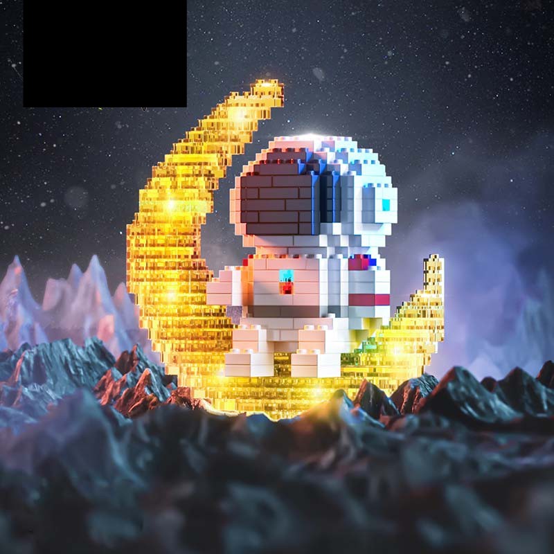 Mô hình LEGO đèn ngủ , đèn để bàn hình phi hành gia